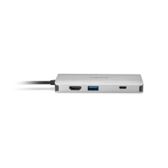 Kensington UH1400P Hub USB-C 3x USB 3.2, 1x USB-C jusqu'à 85W, 1x HDMI 2.0, Lecteur SD, Lecteur MicroSD - Couleur Argent