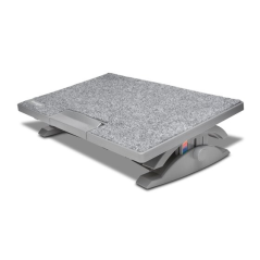 Repose-pieds Kensington Smartfit™ Solemate™ Pro Elite avec surface de soutien en tissu - Hauteur, angle et inclinaison réglables