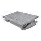 Repose-pieds Kensington Smartfit™ Solemate™ Pro Elite avec surface de soutien en tissu - Hauteur, angle et inclinaison réglables