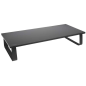 Kensington Essential Extra Wide Monitor Stand - Peut contenir deux moniteurs - Espace de stockage - Noir
