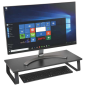 Kensington Essential Extra Wide Monitor Stand - Peut contenir deux moniteurs - Espace de stockage - Noir