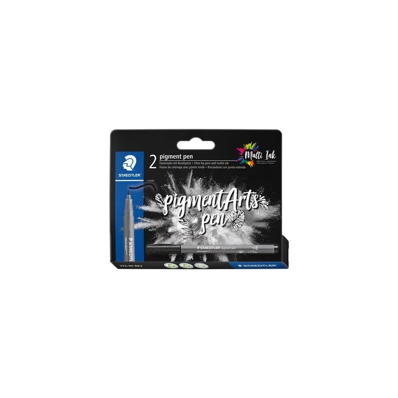 Staedtler 376 lot de 2 marqueurs pointe ronde 1,0 mm Staedtler 376 lot de 2 marqueurs pointe ronde 1,0 mm