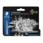 Staedtler 376 lot de 2 marqueurs pointe ronde 1,0 mm Staedtler 376 lot de 2 marqueurs pointe ronde 1,0 mm