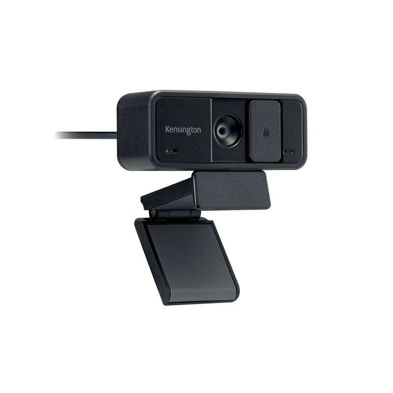 Webcam Kensington W1050 1080P à focale fixe grand angle - Vidéo claire et grand capteur - Réglage manuel et champ de vision diag