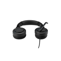 Casque Kensington H1000 avec microphone USB-C - Bandeau réglable - Coussinets d'oreille rembourrés - Commandes sur câble - Câble