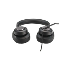 Casque Circumaural Kensington H2000 avec Microphone USB-C - Bandeau Réglable - Coussinets en Gel avec Effet de Refroidissement -