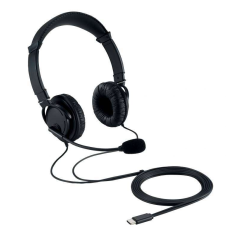 Casque Hi-Fi USB-C Kensington avec microphone - Pilotes 40 mm - Compatible avec tous les appareils USB-C - Bandeau rembourré rég