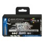 Staedtler 372 lot de 6 marqueurs pointe pinceau souple