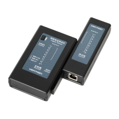Testeur portable Vention pour câbles réseau RJ45 et RJ11 - Portée jusqu'à 300 m - Noir