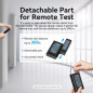 Testeur portable Vention pour câbles réseau RJ45 et RJ11 - Portée jusqu'à 300 m - Noir