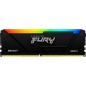 Mémoire RAM Kingston Fury Beast RGB DDR4 3 200 MHz 16 Go CL16 - Éclairage RVB
