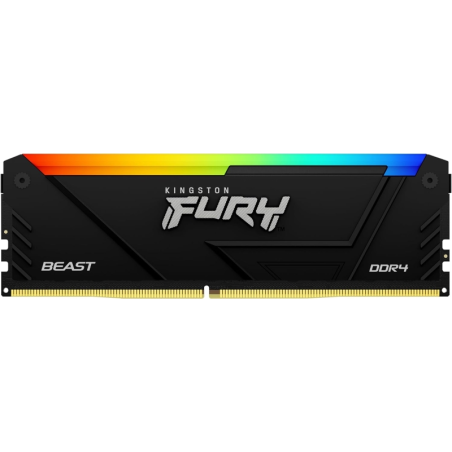 Mémoire RAM Kingston Fury Beast RVB DDR4 1600 MHz 8 Go CL16