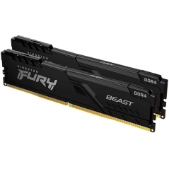 Kingston Fury Beast Mémoire RAM DDR4 3200MHz 16Go (2x8Go) CL16