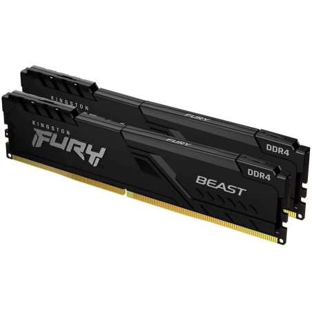 Kingston Fury Beast Mémoire RAM DDR4 3200MHz 16Go (2x8Go) CL16