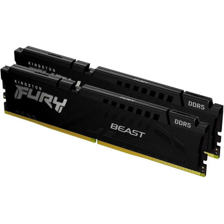 Kingston Fury Beast Mémoire RAM DDR5 5200MHz 32Go (2x16Go) CL40