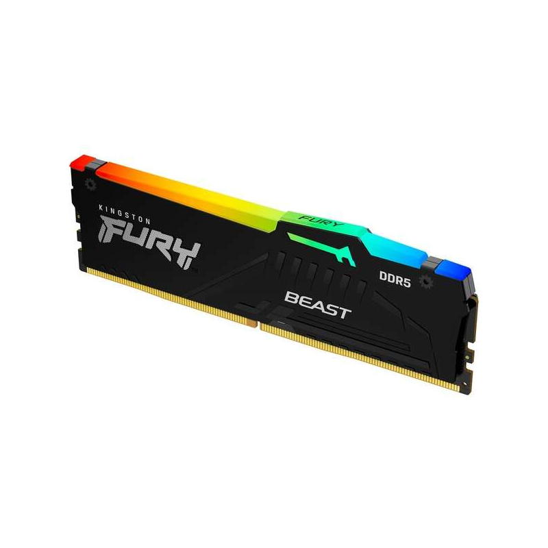 Kingston Fury Beast RGB Expo Mémoire RAM DDR5 6000 MT/s 16 Go 1,4 V CL30 DIMM