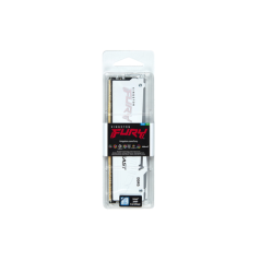 Mémoire RAM Kingston Fury Beast RGB DDR5 6000 MT/s 16 Go 1,4 V CL30 DIMM - Blanche