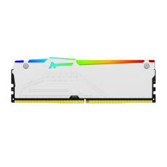 Mémoire RAM Kingston Fury Beast RGB DDR5 6000 MT/s 16 Go 1,4 V CL30 DIMM - Blanche