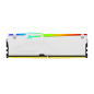 Mémoire RAM Kingston Fury Beast RGB DDR5 6000 MT/s 16 Go 1,4 V CL30 DIMM - Blanche