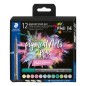 Staedtler 371 lot de 12 marqueurs pointe pinceau souple