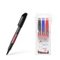 Marqueurs permanents Erichkrause P-70 lot de 3 noir bleu rouge Marqueurs permanents Erichkrause P-70 lot de 3 noir bleu rouge