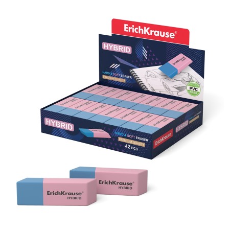 Boîte de 42 gommes bicolores ErichKrause