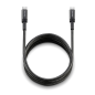 Câble NGS 2.0 USB-C Mâle vers USB-A Mâle - Charge ultra-rapide jusqu'à 65W - Longueur 2m - Couleur Noir