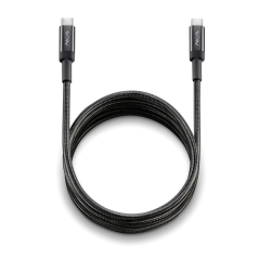 Câble NGS 2.0 USB-C Mâle vers USB-A Mâle - Charge ultra-rapide jusqu'à 65W - Longueur 3m - Couleur Noir