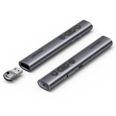 Présentateur sans fil Vention - Pointeur laser vert - Bluetooth - Batterie 200 mAh - Transmission 4 GHz - Portée jusqu'à 50 m -