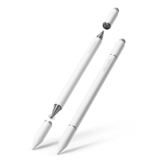 Stylet numérique 3-en-1 Vention pour tablettes et smartphones - Rechargeable - Acier inoxydable - Magnétique - Aluminium - Tripl