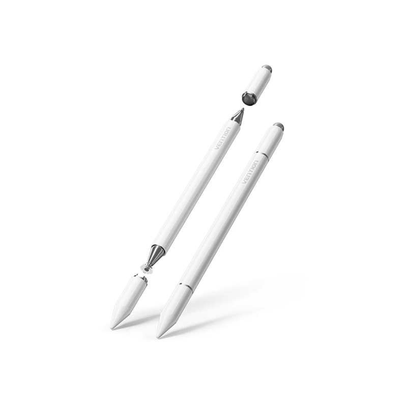 Stylet numérique 3-en-1 Vention pour tablettes et smartphones - Rechargeable - Acier inoxydable - Magnétique - Aluminium - Tripl