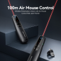 Présentateur sans fil Vention - Pointeur laser rouge - Batterie 200 mAh - Câble USB-C inclus - Portée jusqu'à 50 m - Contrôle du