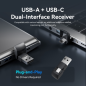 Présentateur sans fil Vention - Pointeur laser rouge - Batterie 200 mAh - Câble USB-C inclus - Portée jusqu'à 50 m - Contrôle du