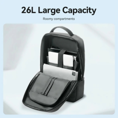 Sac à dos Vention pour ordinateurs portables jusqu'à 17,3 pouces - Capacité 26 L - Imperméable - Polyester - 50 x 32 x 16 cm - N