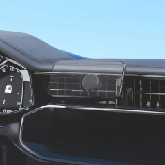 Support magnétique pour smartphone de voiture Vention - Fixation par clip - Alliage d'aluminium - Silicone - Noir
