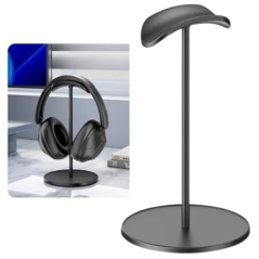 Support de casque de bureau Vention - Universel - En forme de U - 235 x 115 x 115 mm - Noir