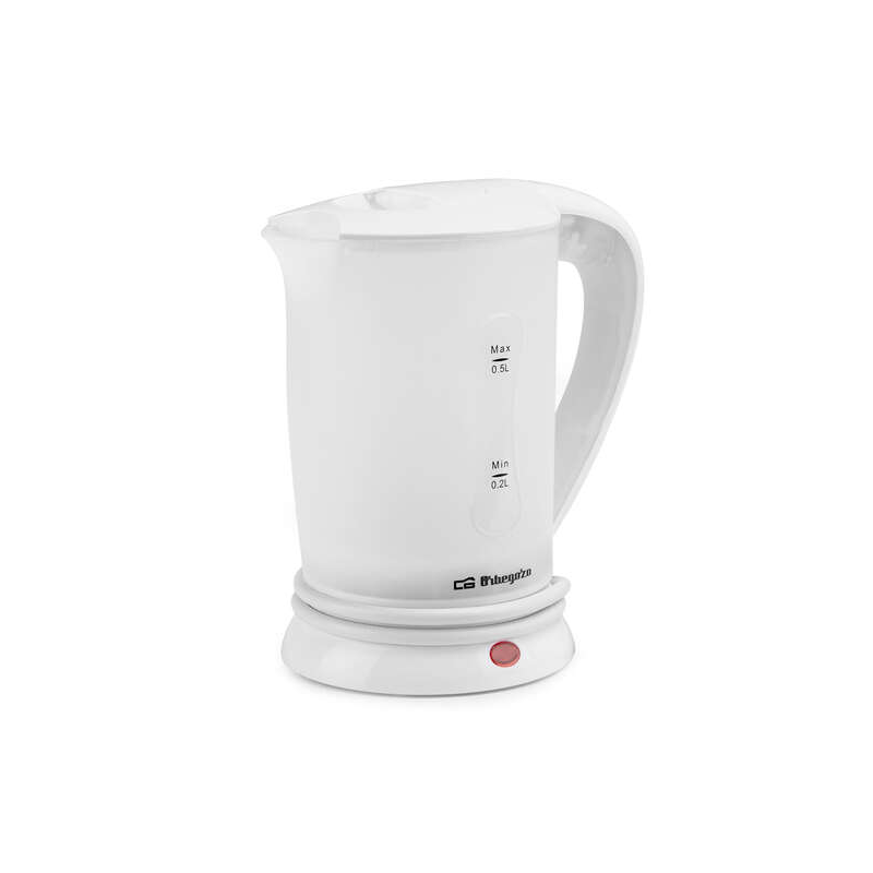 Bouilloire compacte Orbegozo KT 4500 - Idéale pour les voyages - Puissante et sûre - Design moderne et élégant - Facile à utilis