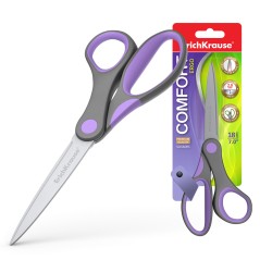 ✅ Ciseaux confort Erichkrause - Lames en acier inoxydable - Double affûtage avancé - Résistant à la corrosio en stock