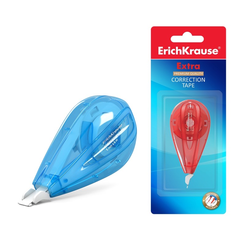 Ruban correcteur Erichkrause Extra x12 séchage rapide couleurs assorties Ruban correcteur Erichkrause Extra x12 séchage rapide couleurs assorties