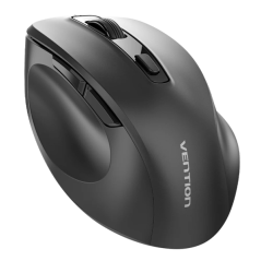 Souris sans fil ergonomique Vention pour droitiers - 6 boutons - 4000 dpi - Émetteur 2,4 GHz - Portée de 10 m - Fonctionne sur p