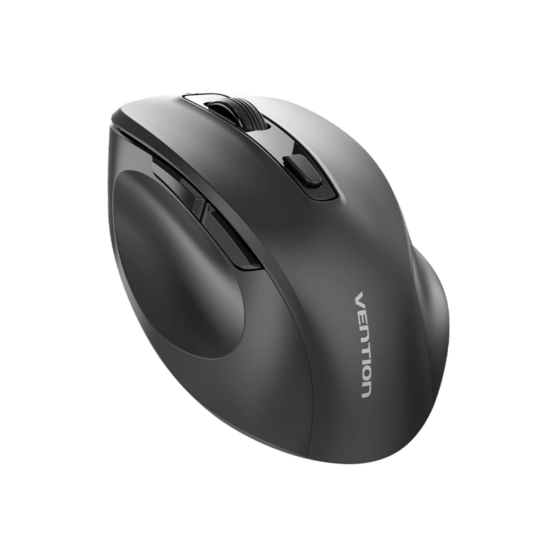 Souris sans fil ergonomique Vention pour droitiers - 6 boutons - 4000 dpi - Émetteur 2,4 GHz - Portée de 10 m - Fonctionne sur p