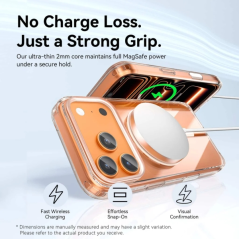 Coque rigide Vention Concise Impact pour iPhone 17 - Anneau magnétique MagSafe - Compatible avec la recharge sans fil - Résistan