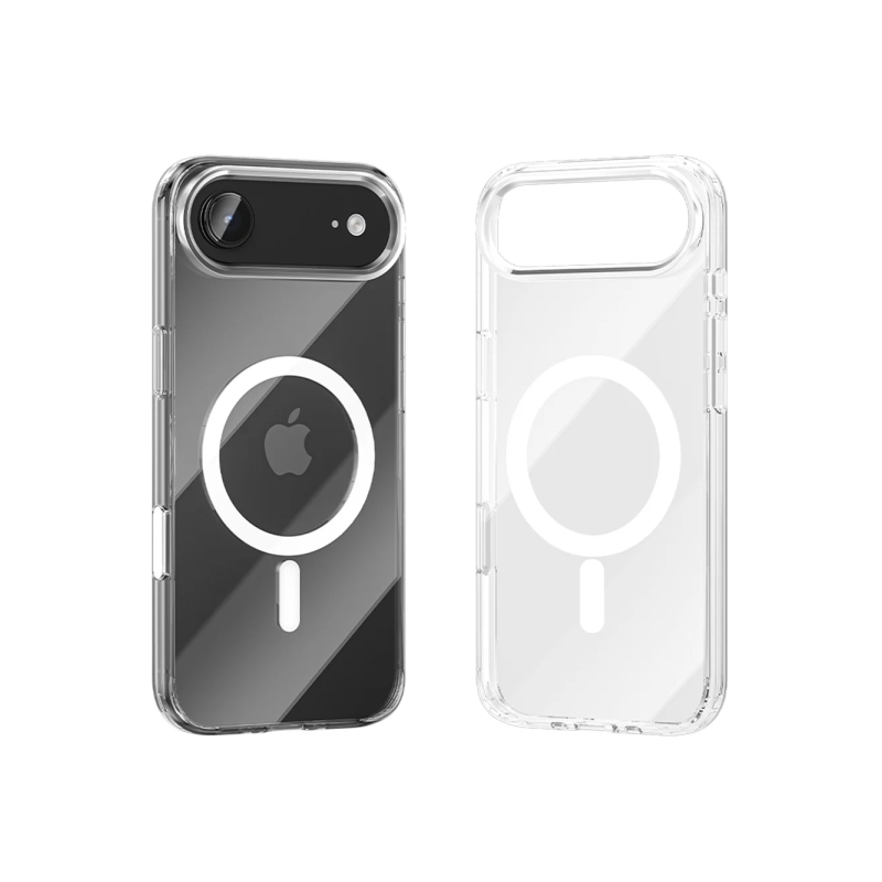 Coque rigide Vention Concise Impact pour iPhone 17 Air - Anneau magnétique MagSafe - Compatible avec la recharge sans fil - Rési