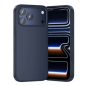 Coque en silicone Vention pour iPhone 17 Pro Max - Anneau magnétique MagSafe - Accessoires inclus - Bleu
