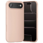 Coque en silicone Vention pour iPhone 17 Air - Anneau magnétique MagSafe - Compatible avec la recharge sans fil - Rose