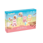 Kit Jovi Kawaii à séchage à l'air libre avec pâte durcissante 500 g + 4 pochoirs + peintures + accessoires - Facile à modeler -