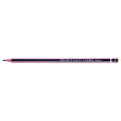 LOT de 12 Crayon graphite Lyra Graduate - Hexagonal - Graduation B - Gris foncé