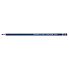 LOT de 12 Crayon graphite Lyra Graduate - Hexagonal - Graduation 4B - Gris foncé