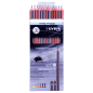 Lyra Graduate Pack de 12 crayons graphite - Graduations assorties - Noir