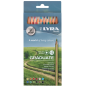 Lyra Graduate Pack de 12 crayons de couleur - Hexagonaux - Noir